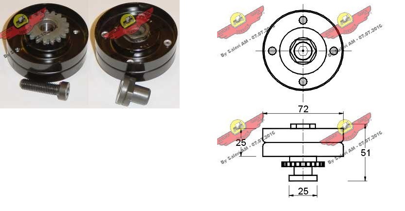 Motor Blok Su Tapasi   ( 26 Mm )( Vw+Ausi+Seat+Skoda+Opel )